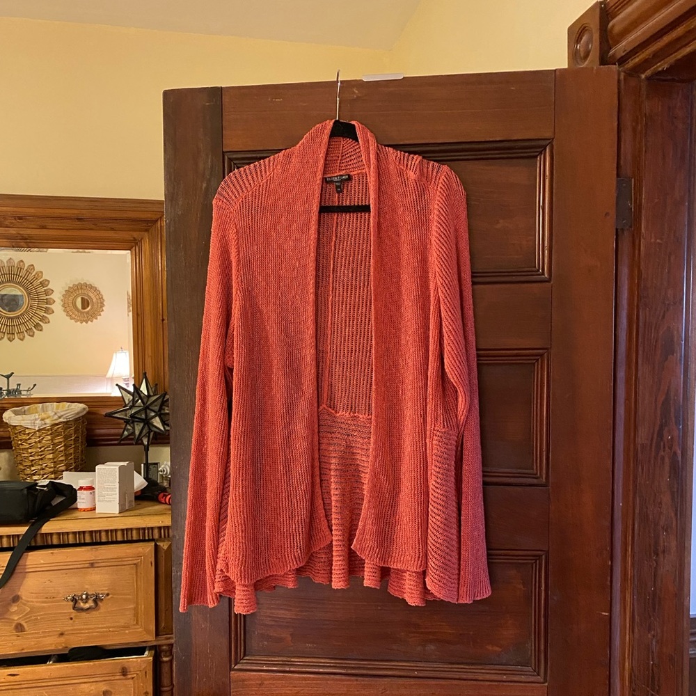 Eileen Fisher lacy cardigan 3X